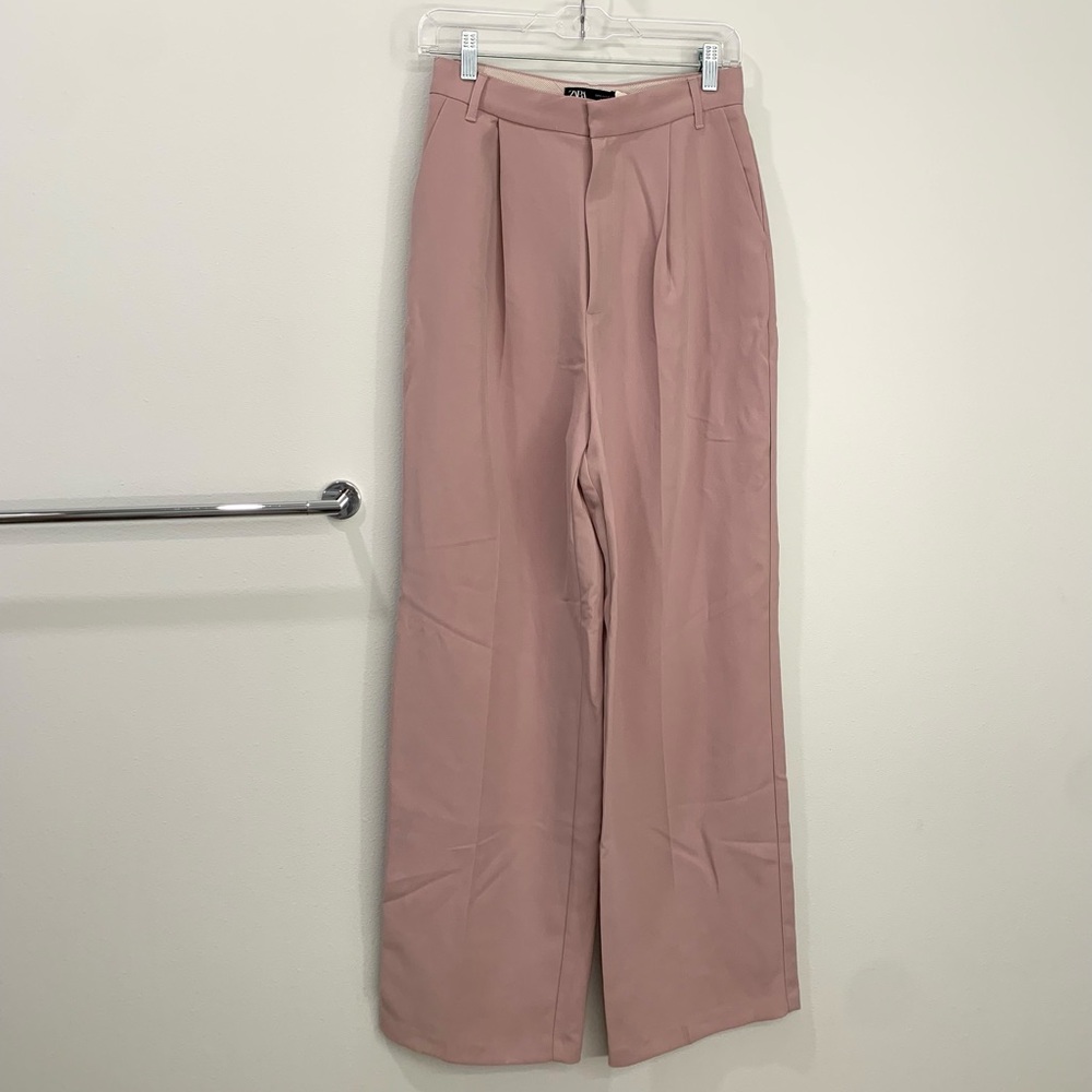 NWT Zara Baby Pink Trouser